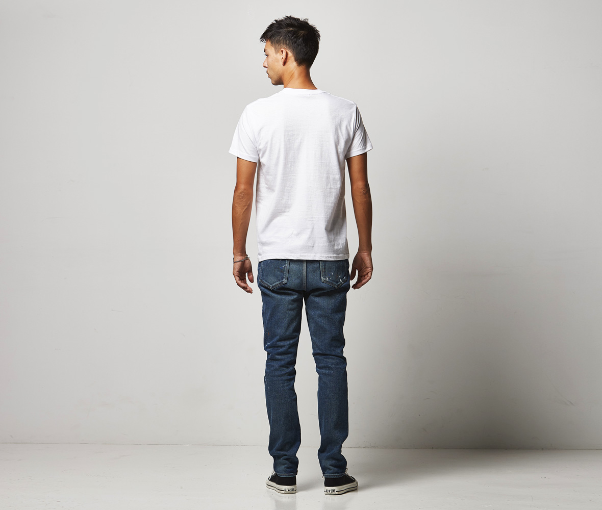 身長182cm Mサイズ バックシルエット