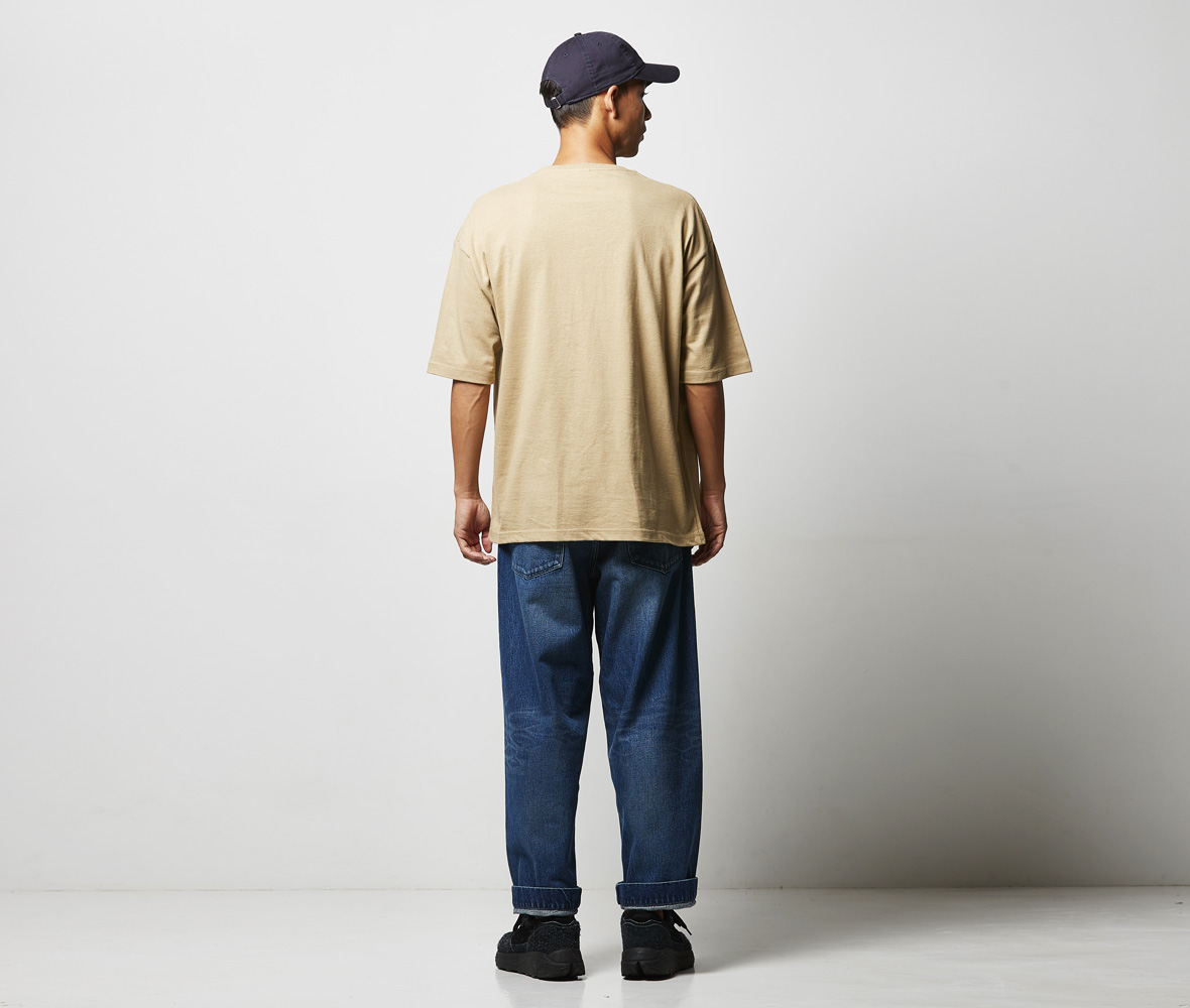 身長182cm Lサイズ バックシルエット
