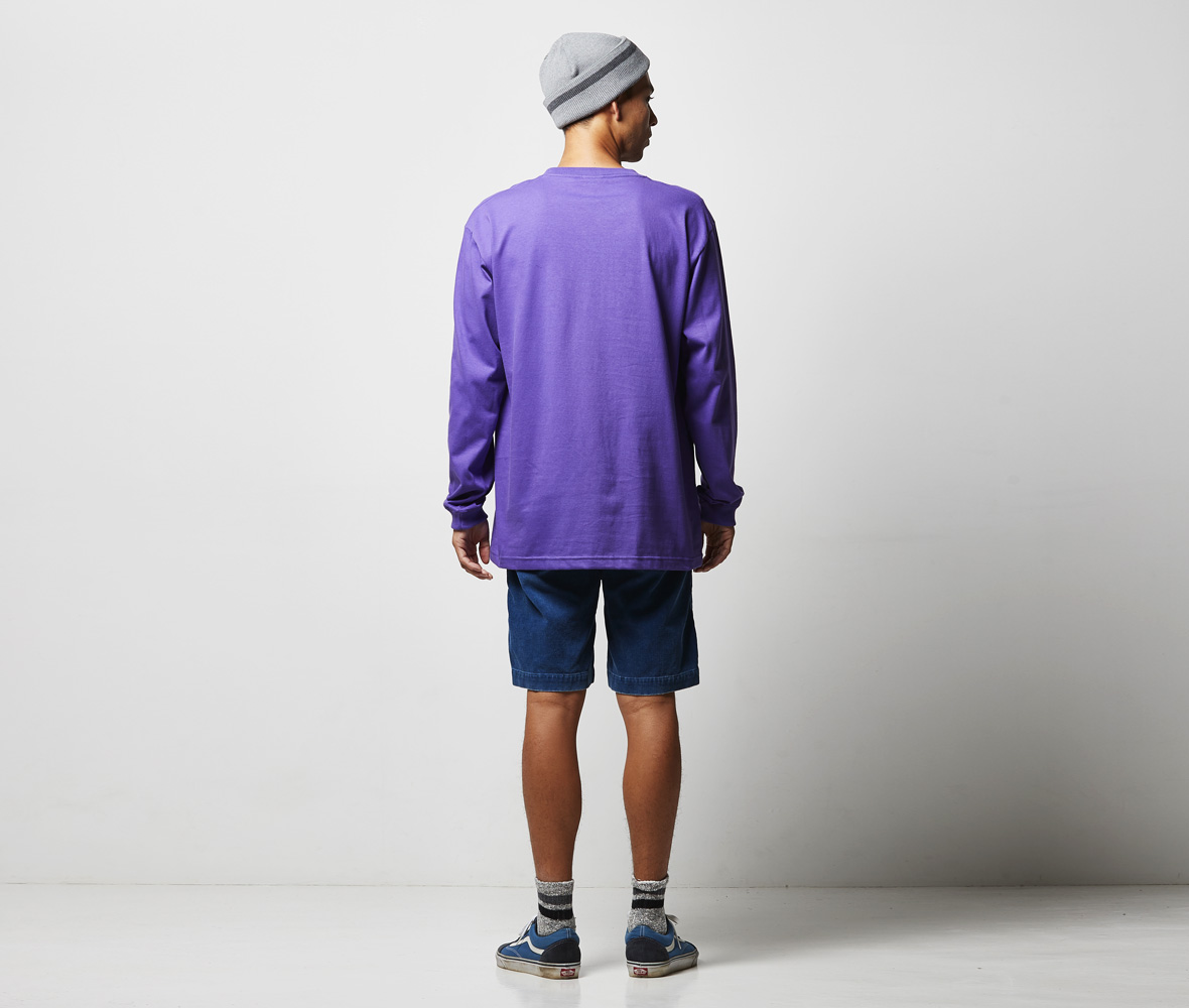 公式】5011-01 5.6オンス ロングスリーブ Tシャツ(1.6インチリブ