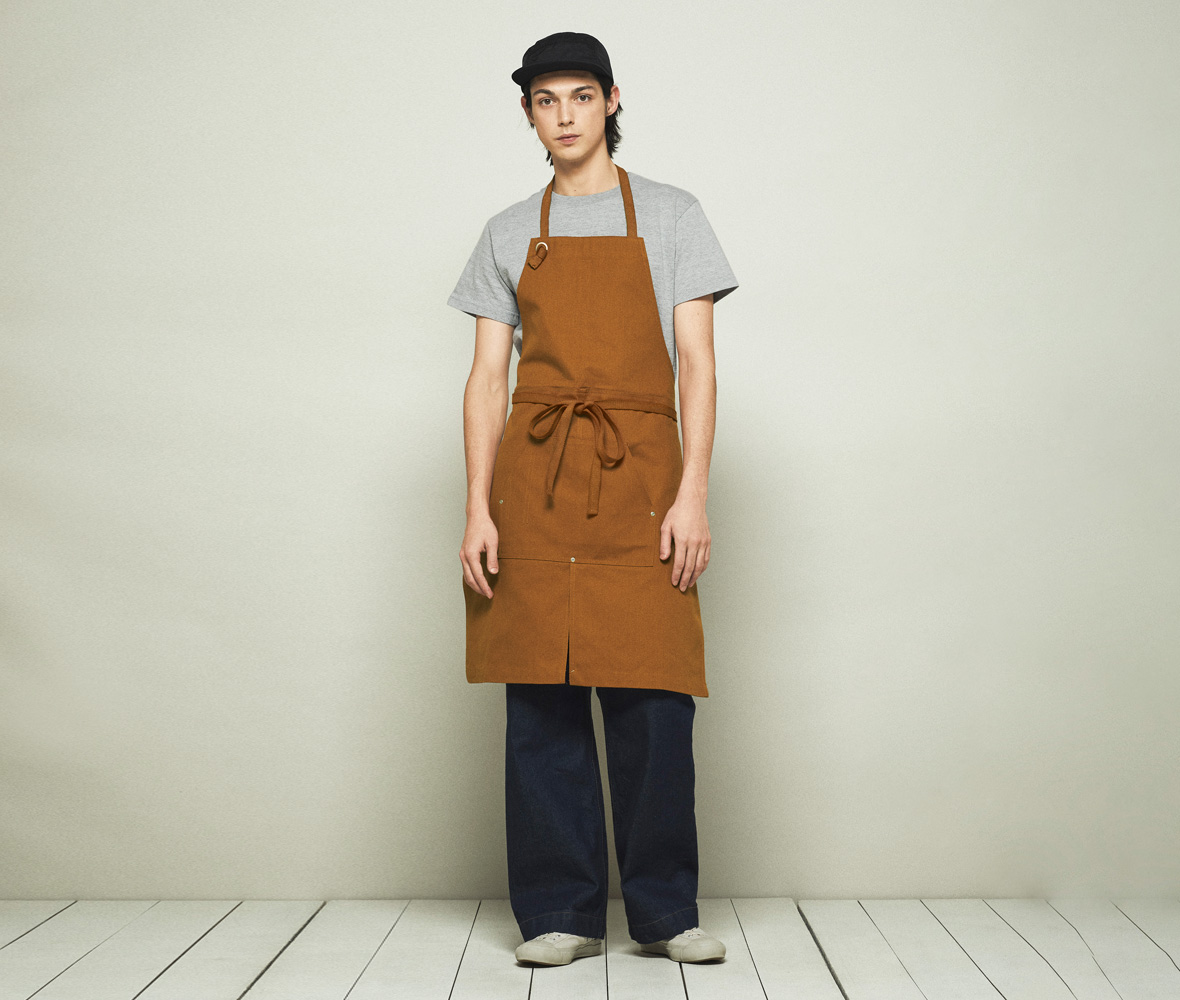 身長184cm Fサイズ 043.キャメル 着用