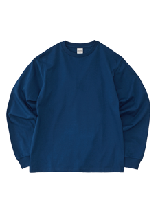 1111-01 6.5オンス ファインジャージー ロングスリーブ Tシャツ（2.1インチリブ）